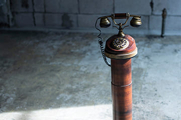 アンティークな電話